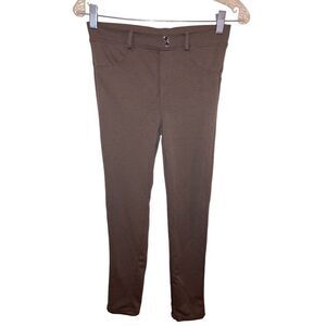 Colombian Butt Lift Jeggings Tan Taupe Stretchy Sport Athletic Yoga Brown Beige